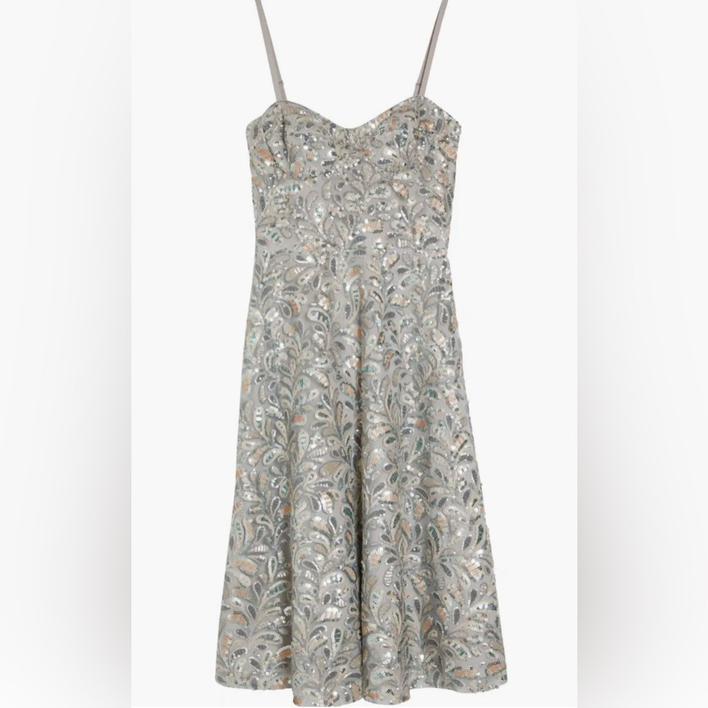 Dress the Population Carlita Sequin Midi Dress